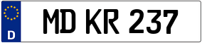 Truck License Plate
